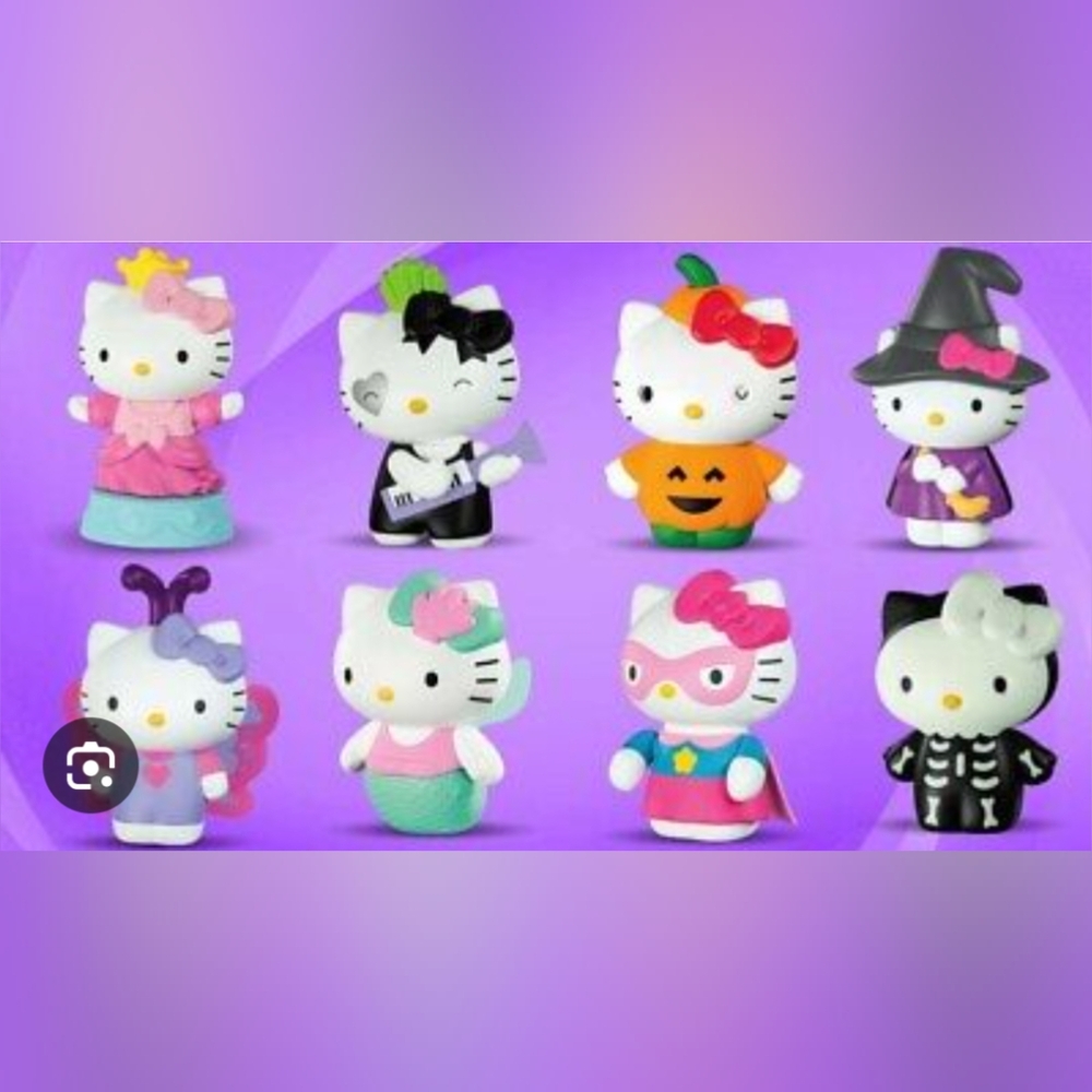 NEW HELLO KITTY McDonald's 2019 HALLOWEEN HAPPY MEAL COMPLETE SET OF 8